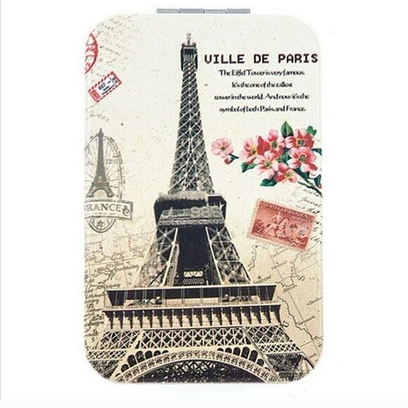 Beautiful Ville De Paris Compact Folding Mirror - Picture 3 of 5